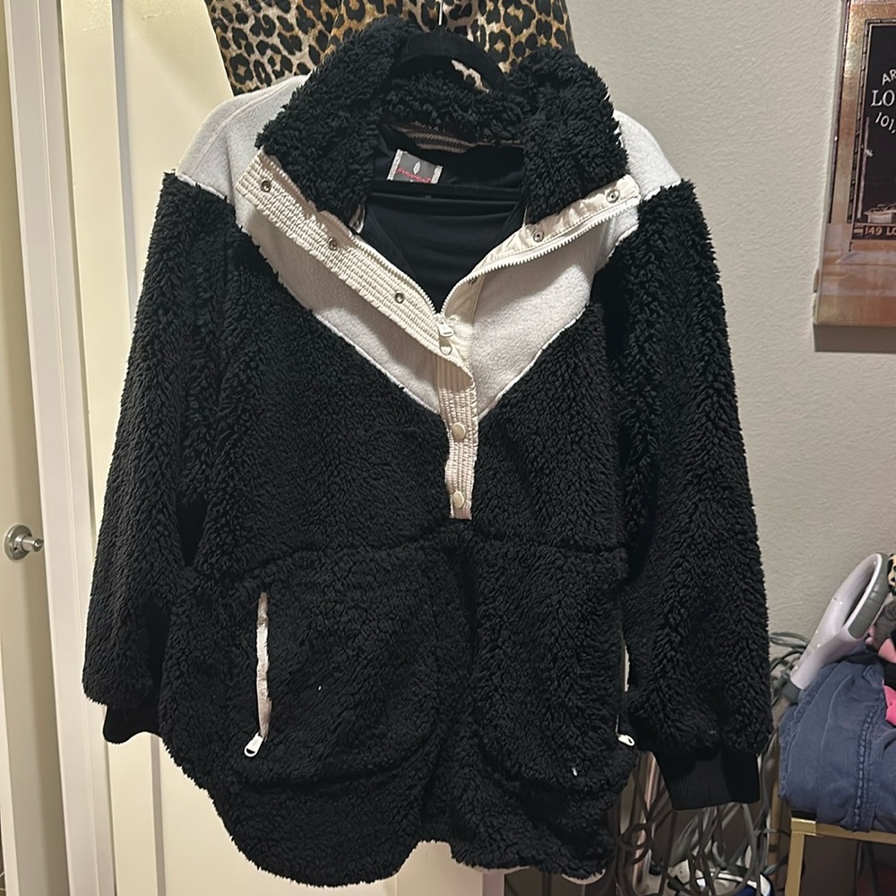 Free People Sherpa Pullover